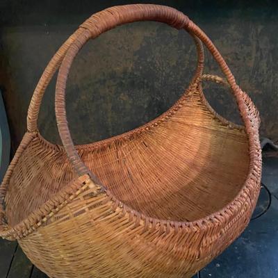 Lot of Three Assorted Woven Baskets