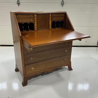 1016 Antique Chippendale Slant Front Desk