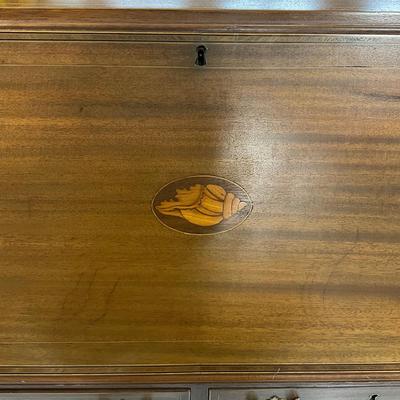 1016 Antique Chippendale Slant Front Desk