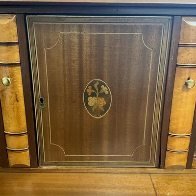 1016 Antique Chippendale Slant Front Desk