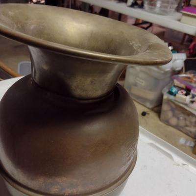 Brass Union Pacific RR Spittoon