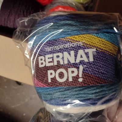 Large Collection of Yarn and Knitting Supplies
