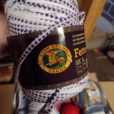 Large Collection of Yarn and Knitting Supplies