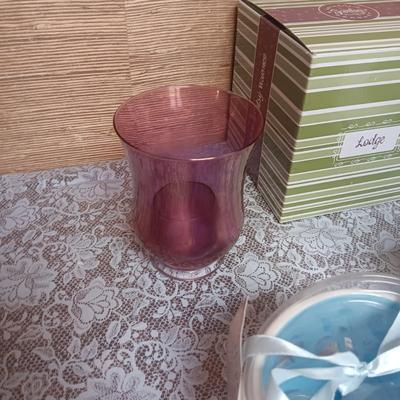 GLASS GRAPES, SCENTSY WAX WARMER AND MORE