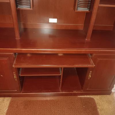 NICE DESK WITH A HUTCH