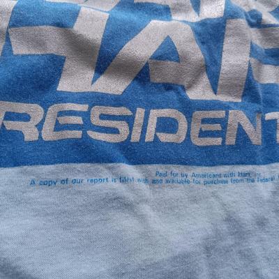 GARY HART PRESIDENT 1984 T-SHIRT