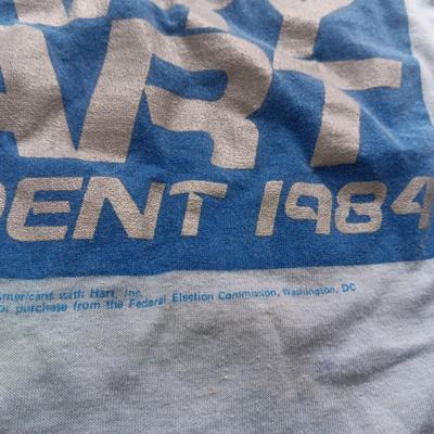 GARY HART PRESIDENT 1984 T-SHIRT