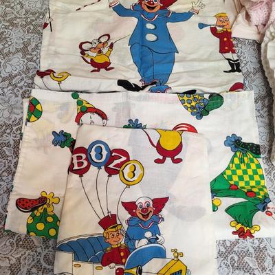 BOZO THE CLOWN AND PRECIOUS MOMENTS BABY BEDDING