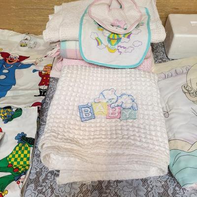 BOZO THE CLOWN AND PRECIOUS MOMENTS BABY BEDDING