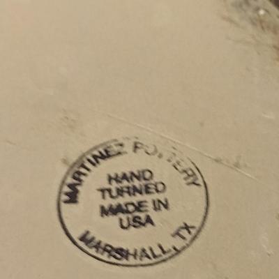 Martinez Pottery (Marshall, TX) Butter Crock with Plunger and Butter Molds