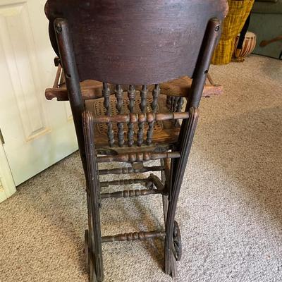 Antique Baby High Chair