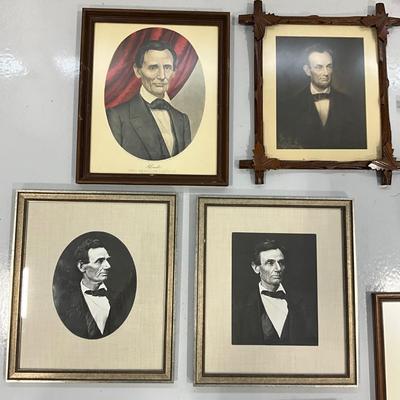 1025 Large lot of Abraham Lincoln Prints / Portraits