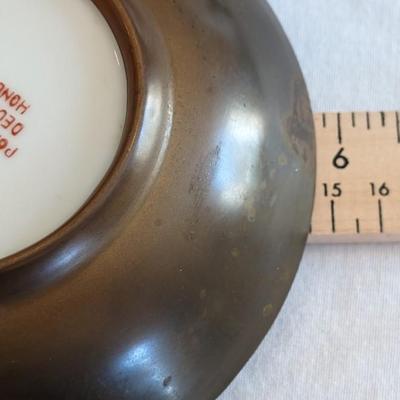 Vintage Andrea Decorative Plate Japanese Porcelain Ware with Display Stand