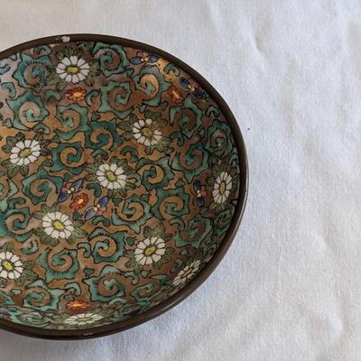 Vintage Andrea Decorative Plate Japanese Porcelain Ware with Display Stand