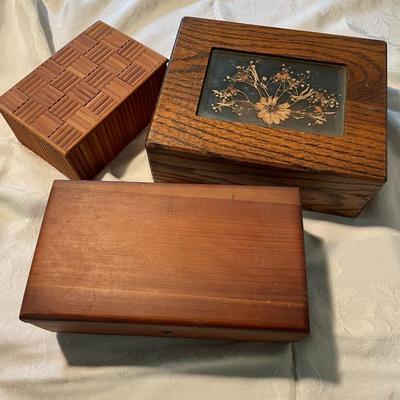 Vintage Wood Boxes | Lot Two