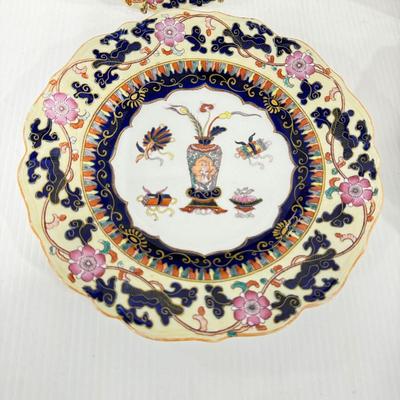 1031 Set of Four Antique Mason’s Ironstone Plates