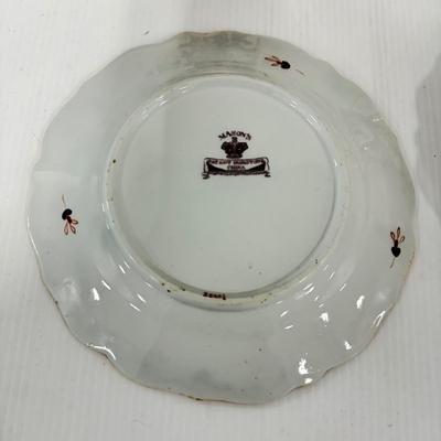 1031 Set of Four Antique Mason’s Ironstone Plates