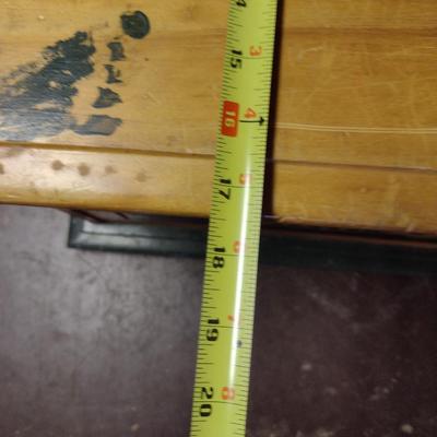 Hand Painted Solid Wood Toy Chest- Approx 49" x 17 1/2" x 18" Tall