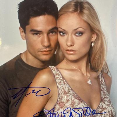 Skin Olivia Wilde and D.J. Cotrona signed photo