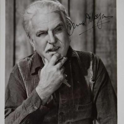 Frank Morgan signed Portrait photo 
