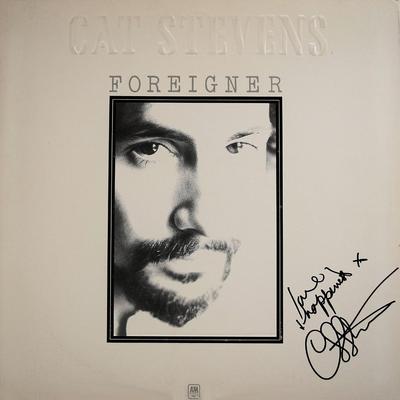 Cat Stevens Foreigner signed album