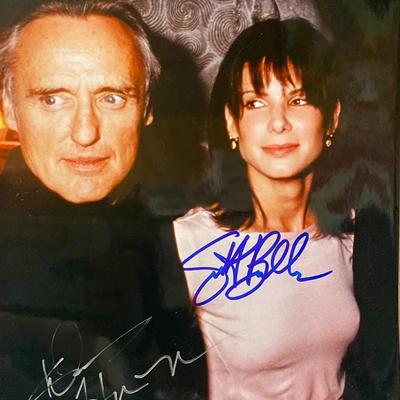 Speed Dennis Hopper and Sandra Bullock signed movie photo