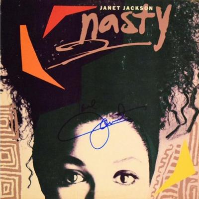 Janet Jackson signed 