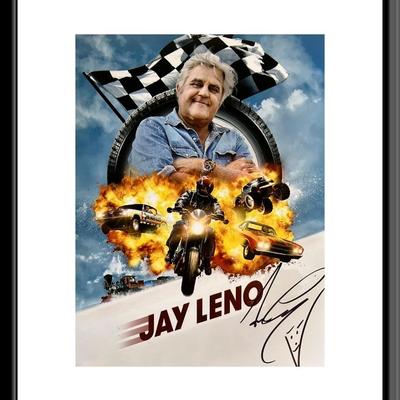 Talk Show Host Jay Leno signed photo. GFA Authenticated