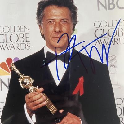 Dustin Hoffman signed photo. GFA authenticated