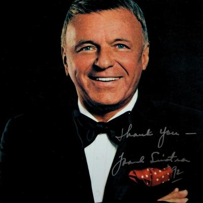 Frank Sinatra signed promo photo 