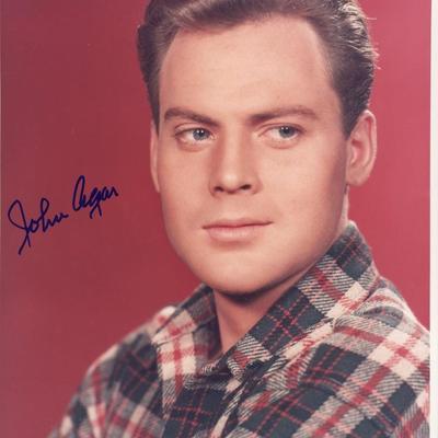 John Agar signed photo