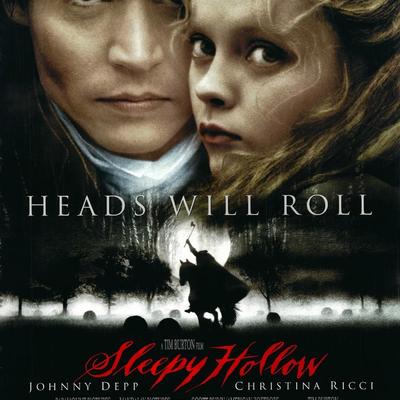 Sleepy Hollow 1999 original double-sided bus shelter movie poster