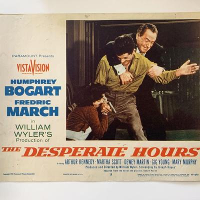 The Desperate Hours original 1955 vintage lobby card