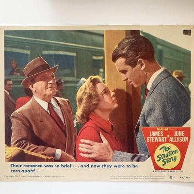 The Stratton Story original 1949 vintage lobby card