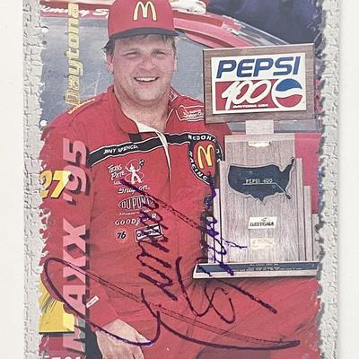 NASCAR Jimmy Spencer signed trading card