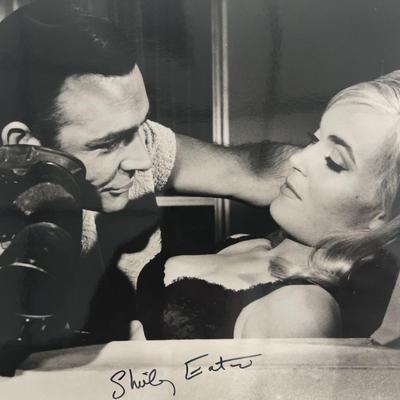 Bond Girl Shirley Eaton signed photo