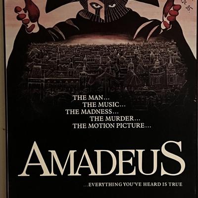 Amadeus cast signed movie poster
