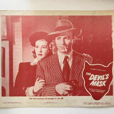 The Devil's Mask 
original 1946 vintage lobby card
