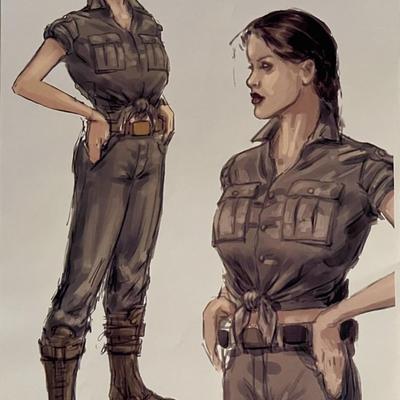 Lara Croft Tomb Raider Paramount Pictures concept art