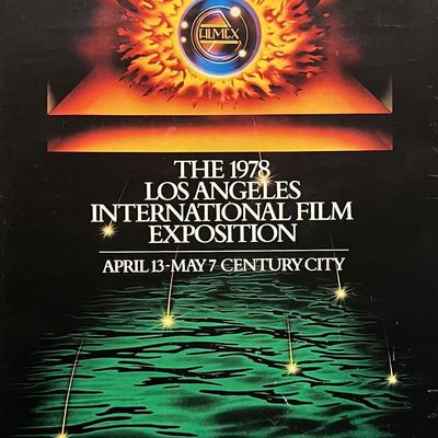 Film X Los Angeles International Film Exposition 1978 original poster
