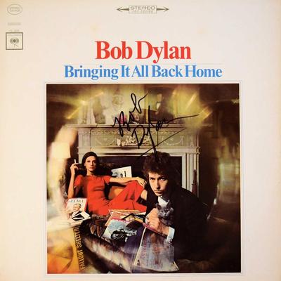 Bob Dylan signed Bringing It All Back Home album