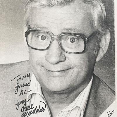 Dave Madden signed photo