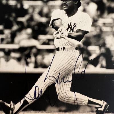NY Yankee Dave Winfield signed photo