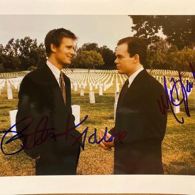 Six Feet Under Peter Krause and Michael C. Hall signed photo
