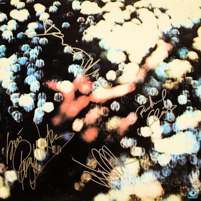 Pink Floyd Obscured By Clouds signed album