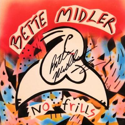 Bette Midler signed No Frills album