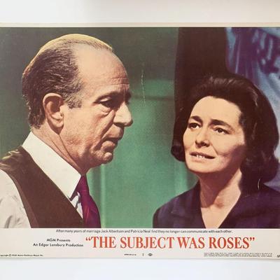 The Subject Was Roses original 1968 vintage lobby card