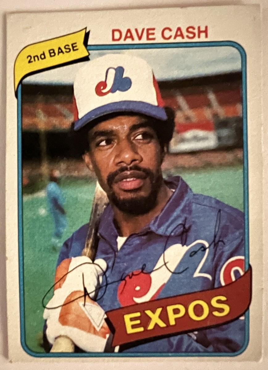Houston Expos Dave Cash baseball trading card