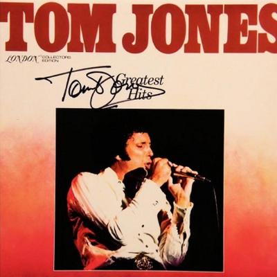 Tom Jones signed Greatest Hits album