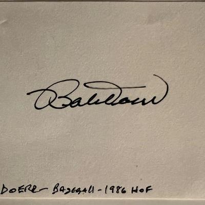 Boston Red Sox Bobby Doerr original signature